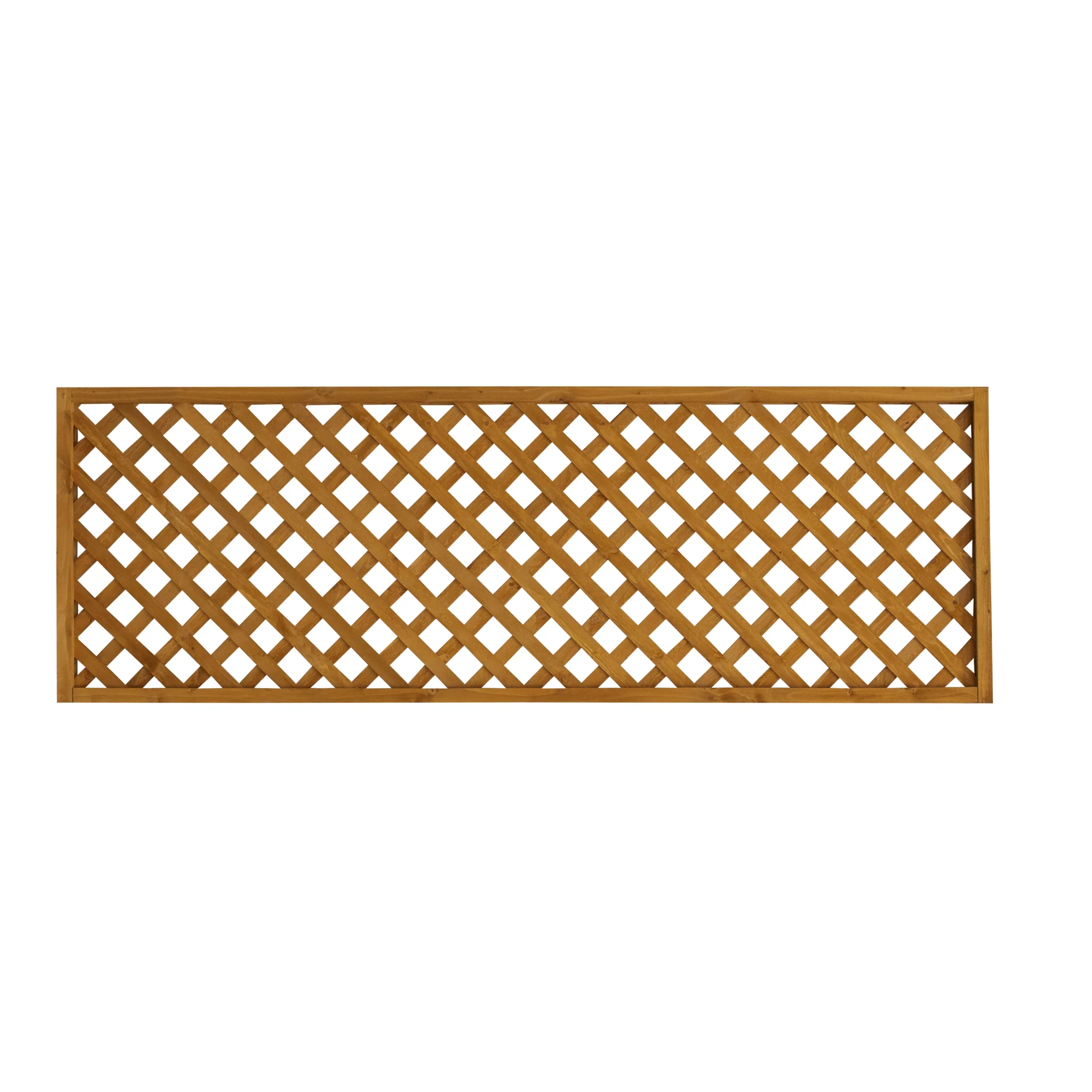 2ft Diamond Lattice Pine Trellis Panel, Pack Of 5 (W)183cm X (H)61cm 4 2ft Diamond Lattice Pine Trellis Panel, Pack Of 5 (W)183cm X (H)61cm - Image 4