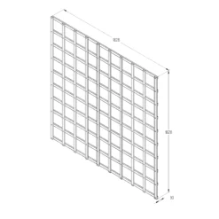 6ft Pine Trellis Panel, Pack Of 4 (W)183cm X (H)183cm 5 6ft Pine Trellis Panel, Pack Of 4 (W)183cm X (H)183cm -Garden Tool Store 6ft pine trellis panel pack of 4 w 183cm x h 183cm5013053173374 18bq