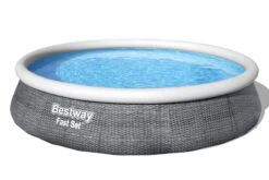 Bestway Fast Set Polyvinyl Chloride (PVC) Family Fun Pool (W) 3.96m X (L) 3.96m