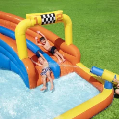 Bestway Multicolour Rectangular Super Speedway Water Park -Garden Tool Store bestway multicolour rectangular super speedway water park6942138984859 05i bq