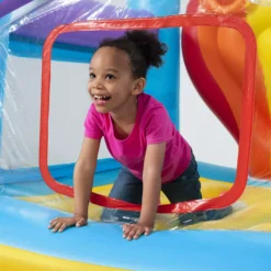 Bestway Multicolour Small Balloon Rectangular Bouncy Castle -Garden Tool Store bestway multicolour small balloon rectangular bouncy castle6942138952155 37c