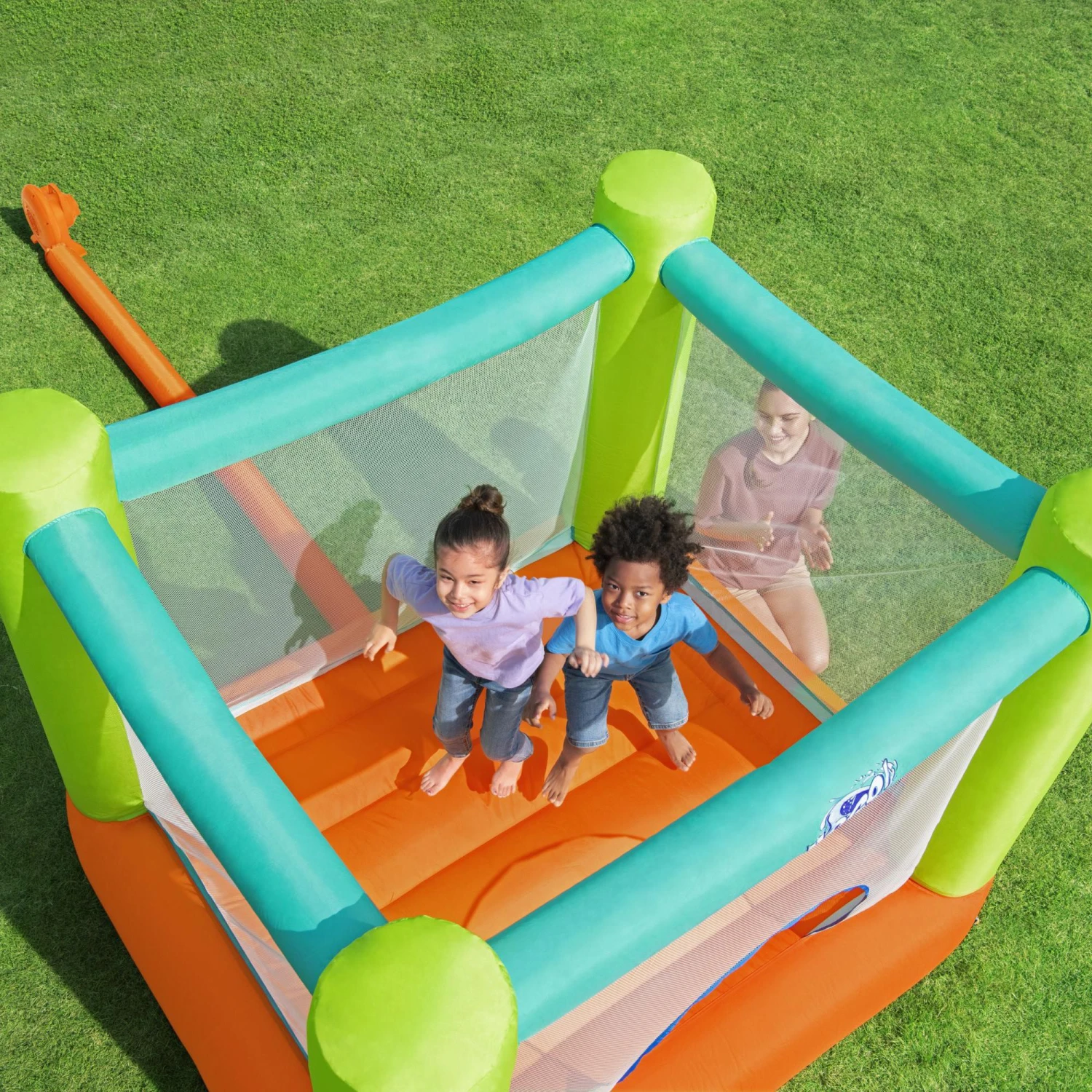 Bestway Multicolour Small Rectangular Bouncy Castle 6 Bestway Multicolour Small Rectangular Bouncy Castle - Image 6