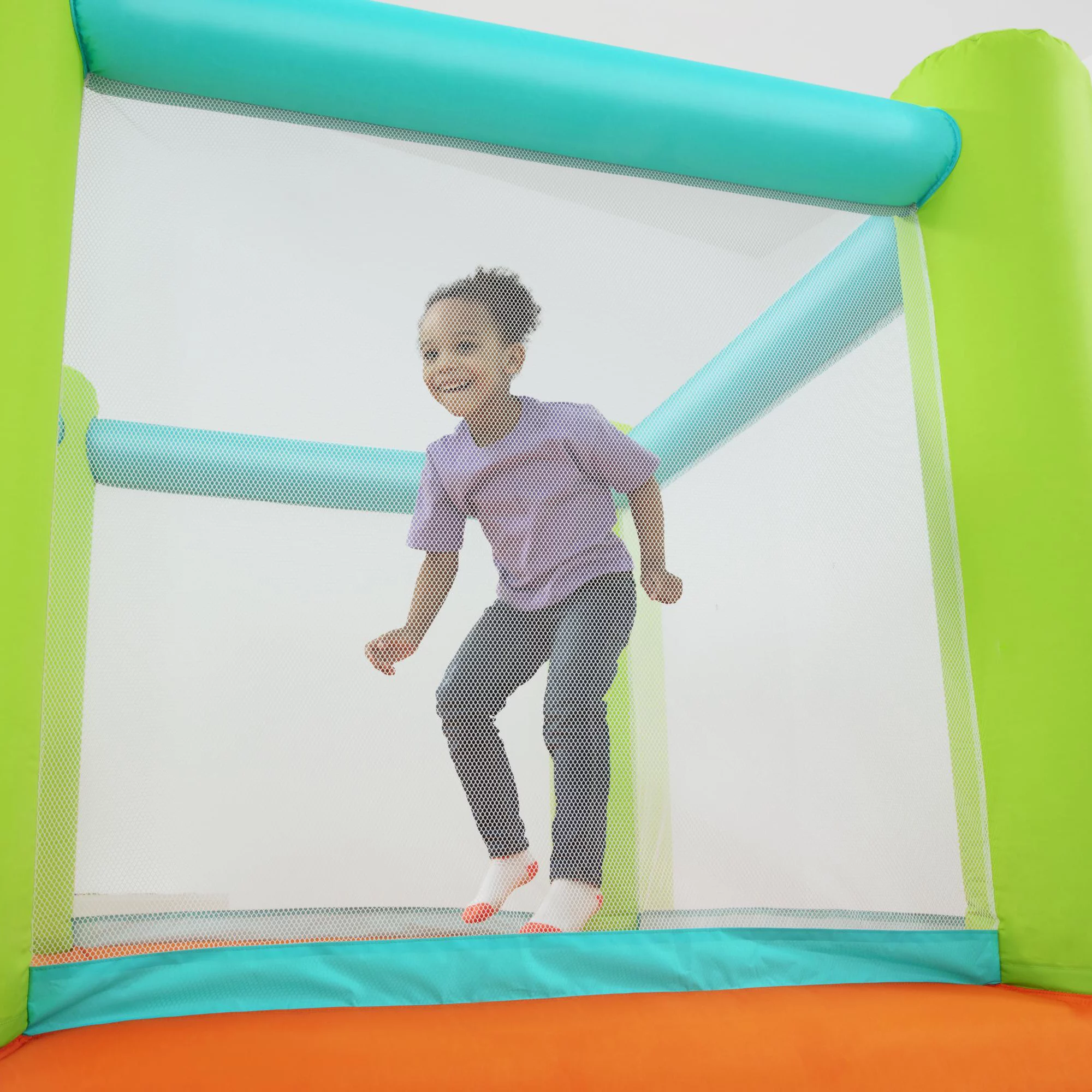 Bestway Multicolour Small Rectangular Bouncy Castle 2 Bestway Multicolour Small Rectangular Bouncy Castle - Image 2