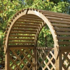Blooma Chiltern Arbour, (H)1990mm (W)1340mm (D)800mm - Assembly Service Included -Garden Tool Store blooma chiltern arbour h 1990mm w 1340mm d 800mm assembly service included5397007111705 36c bq