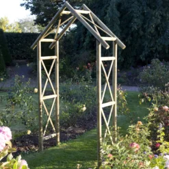 Blooma Cottage Apex Top Wood Arch