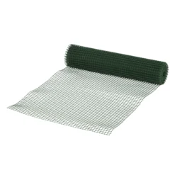 Blooma Dark Green PVC-coated High-density Polyethylene (HDPE) Wire Mesh Fencing, (L)5m (W)0.5m