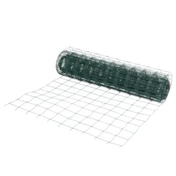 Blooma Green PVC-coated Steel Wire Mesh Fencing, (L)20m (W)1m