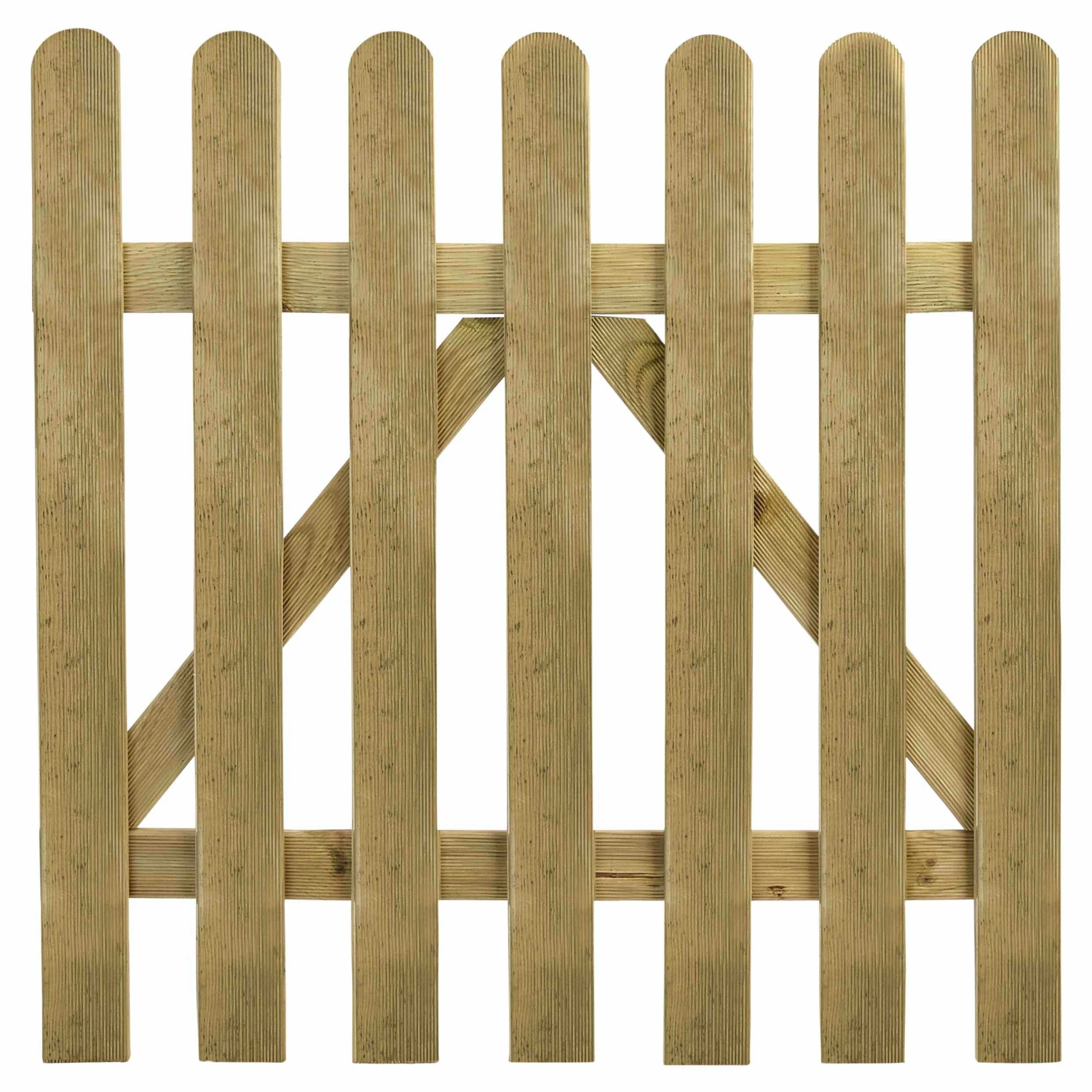 Blooma Mekong Wood Round Top Gate, (H)1m (W)1m 1 Blooma Mekong Wood Round Top Gate, (H)1m (W)1m
