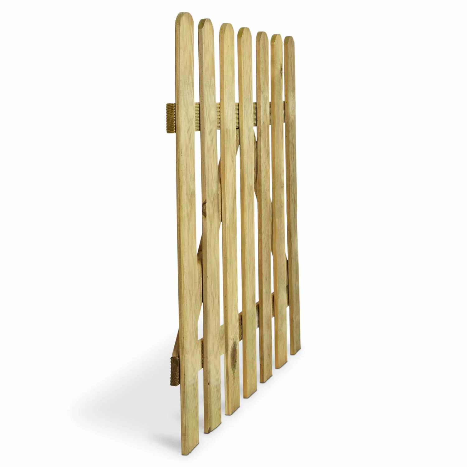 Blooma Mekong Wood Round Top Gate, (H)1m (W)1m 3 Blooma Mekong Wood Round Top Gate, (H)1m (W)1m - Image 3