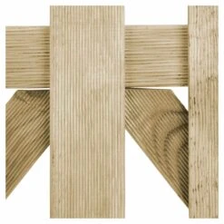 Blooma Mekong Wood Round Top Gate, (H)1m (W)1m 8 Blooma Mekong Wood Round Top Gate, (H)1m (W)1m -Garden Tool Store blooma mekong wood round top gate h 1m w 1m3663602942665 04bq