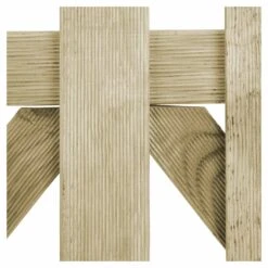 Blooma Mekong Wood Round Top Gate, (H)1m (W)1m 9 Blooma Mekong Wood Round Top Gate, (H)1m (W)1m -Garden Tool Store blooma mekong wood round top gate h 1m w 1m3663602942665 37c