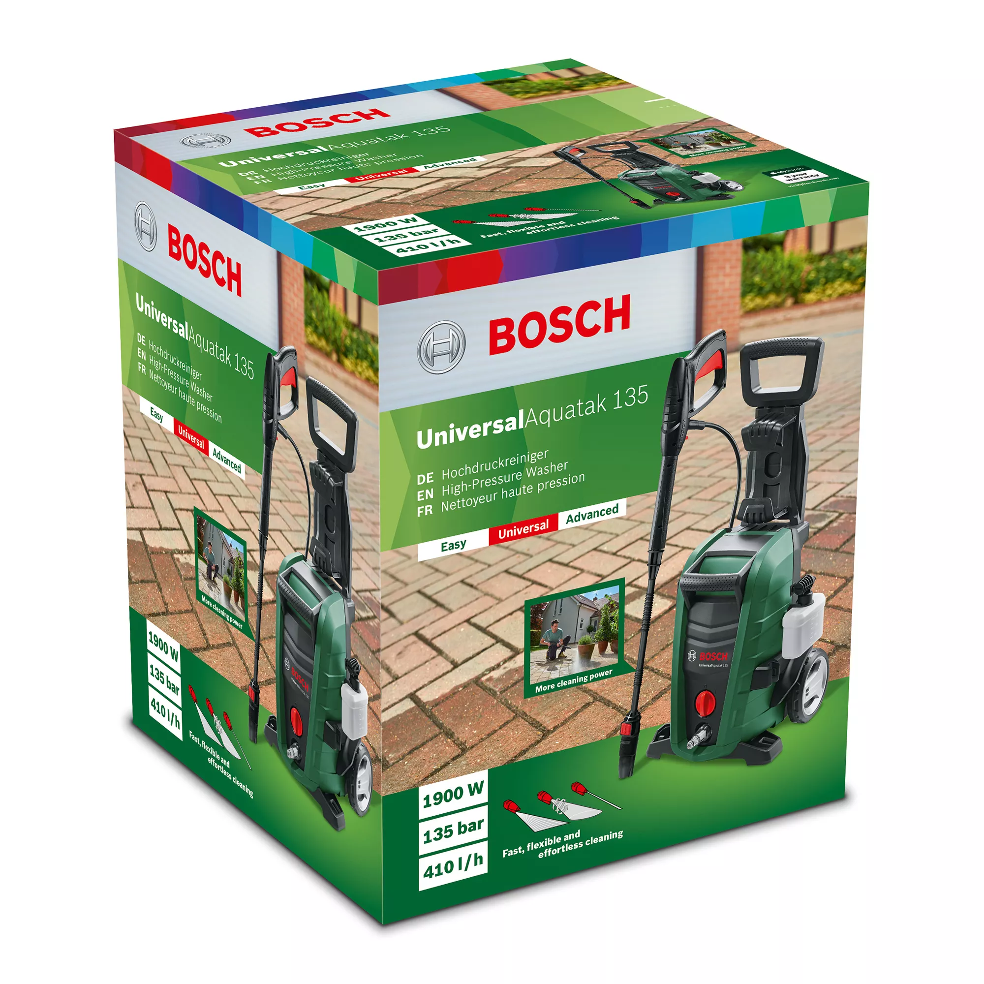 Bosch UniversalAquatak 135 Corded Pressure Washer 1.9kW UniversalAquatak 135 4 Bosch UniversalAquatak 135 Corded Pressure Washer 1.9kW UniversalAquatak 135 - Image 4