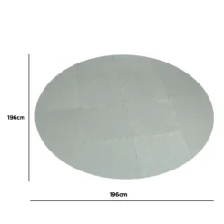 CleverSpa Grey Floor Protector (Dia)1.96m -Garden Tool Store cleverspa grey floor protector dia 1 96m5019008880274 01t bq