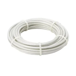 Garden Tool Store 26 Diall White PVC & Steel Cable, (L)10m (Dia)5mm