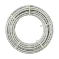 Garden Tool Store -Garden Tool Store diall white pvc steel cable l 10m dia 5mm3663602918370 02bq