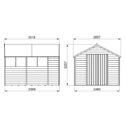 Forest Garden 10x8 Apex Pressure Treated Overlap Wooden Shed With Floor - Assembly Service Included 10 Forest Garden 10x8 Apex Pressure Treated Overlap Wooden Shed With Floor - Assembly Service Included -Garden Tool Store forest garden 10x8 apex pressure treated overlap wooden shed with floor assembly service included5013053177969 01t bq