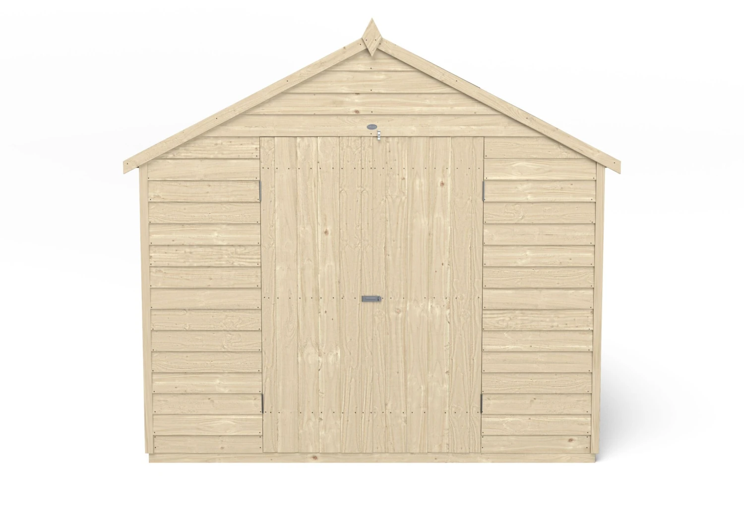 Forest Garden 10x8 Apex Pressure Treated Overlap Wooden Shed With Floor - Assembly Service Included 3 Forest Garden 10x8 Apex Pressure Treated Overlap Wooden Shed With Floor - Assembly Service Included - Image 3