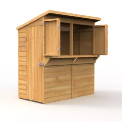 Forest Garden 6x3 Pent Dip Treated Shiplap Wooden Shed With Floor - Assembly Service Included -Garden Tool Store forest garden 6x3 pent dip treated shiplap wooden shed with floor assembly service included5013053184073 02c