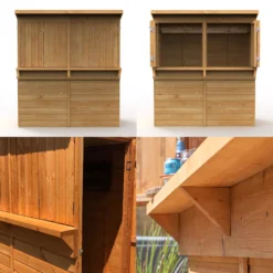 Forest Garden 6x3 Pent Dip Treated Shiplap Wooden Shed With Floor - Assembly Service Included -Garden Tool Store forest garden 6x3 pent dip treated shiplap wooden shed with floor assembly service included5013053184073 37c