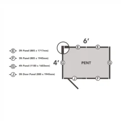 Forest Garden 6x4 Pent Dip Treated Shiplap Wooden Shed With Floor (Base Included) -Garden Tool Store forest garden 6x4 pent dip treated shiplap wooden shed with floor base included 5013053193907 01i