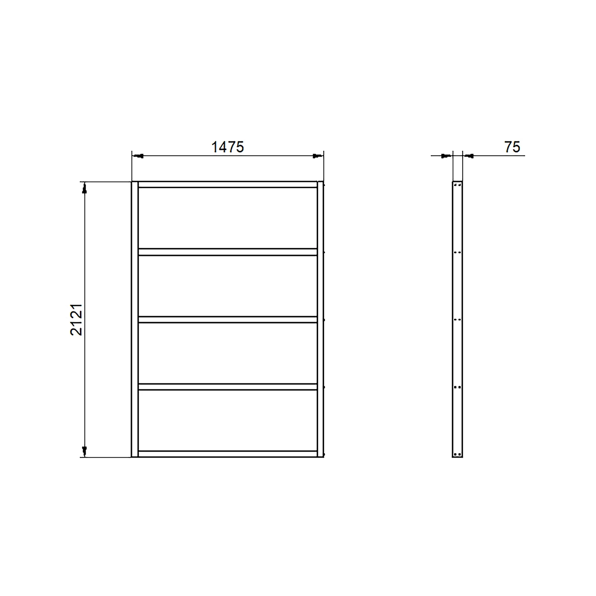 Forest Garden 7x5 Timber Shed Base (L) 147cm X (W) 0.21cm 2 Forest Garden 7x5 Timber Shed Base (L) 147cm X (W) 0.21cm - Image 2