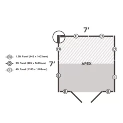 Forest Garden 7x7 Apex Pressure Treated Overlap Wooden Shed With Floor (Base Included) - Assembly Service Included -Garden Tool Store forest garden 7x7 apex pressure treated overlap wooden shed with floor base included assembly service included5013053192870 02t