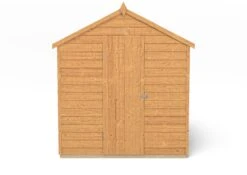 Forest Garden 8x6 Apex Dip Treated Overlap Wooden Shed With Floor -Garden Tool Store forest garden 8x6 apex dip treated overlap wooden shed with floor5013053177341 02c bq