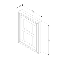 Forest Garden Fold Down Timber Garden Bar (Base Not Required) -Garden Tool Store forest garden fold down timber garden bar base not required 5013053192276 02t