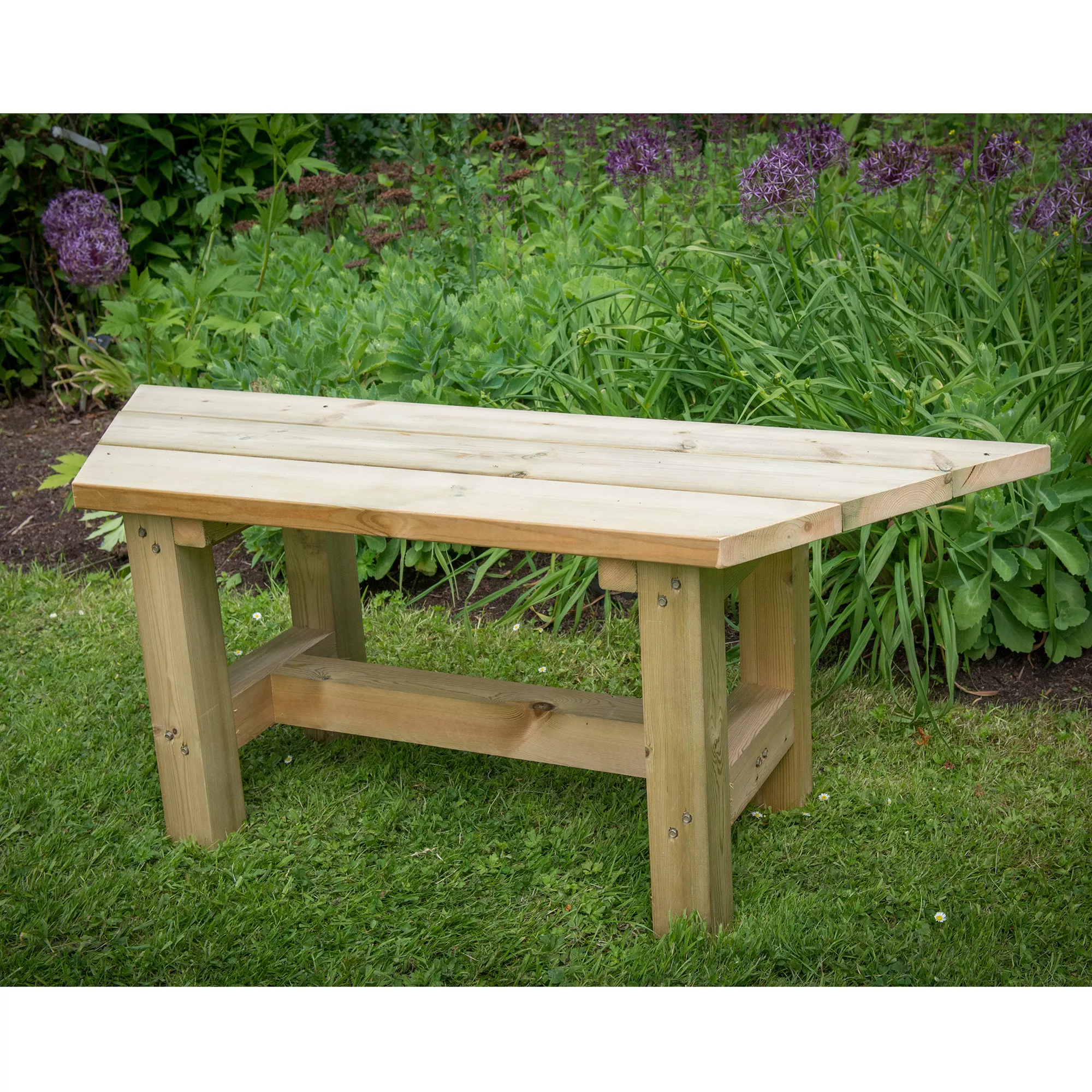 Forest Garden Furnished Hexagonal Gazebo, (W)3.78m (D)3.27m 3 Forest Garden Furnished Hexagonal Gazebo, (W)3.78m (D)3.27m - Image 3