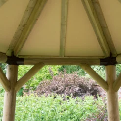 Forest Garden Hexagonal Gazebo, (W)3.3m (D)2.84m -Garden Tool Store forest garden hexagonal gazebo w 3 3m d 2 84m5013053163351 02i