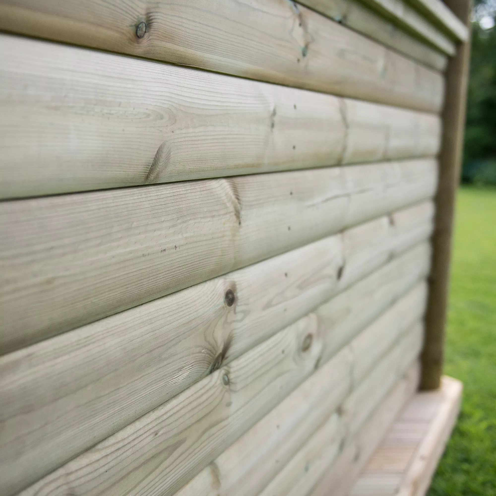 Forest Garden Hexagonal Gazebo With Timber Roof, (W)4.9m (D)4.24m 6 Forest Garden Hexagonal Gazebo With Timber Roof, (W)4.9m (D)4.24m - Image 6
