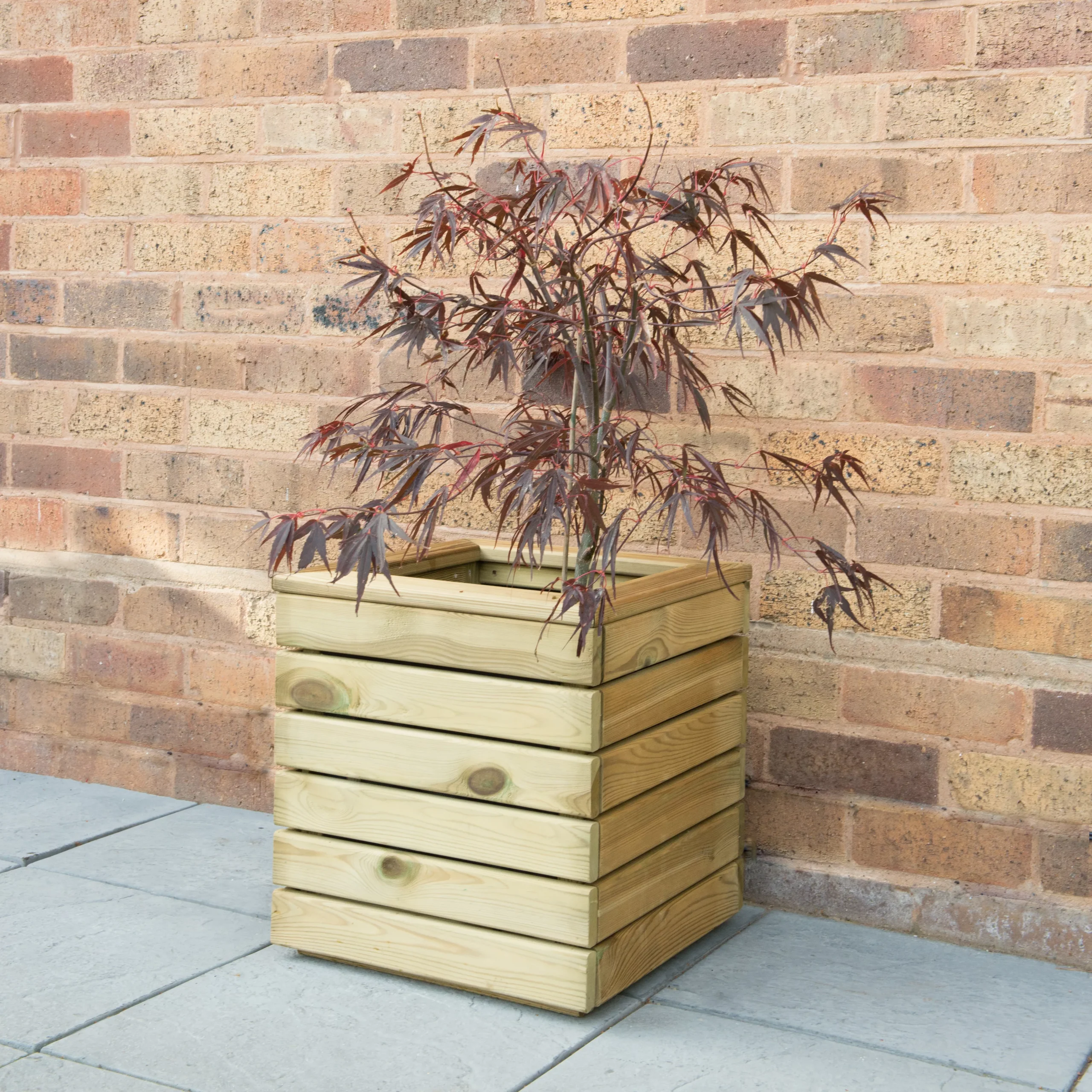 Forest Garden Linear Wooden Rectangular Planter 4 Forest Garden Linear Wooden Rectangular Planter - Image 4