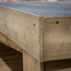 Forest Garden Overlap Timber 6x5 Ft Apex Log Store -Garden Tool Store forest garden overlap timber 6x5 ft apex log store5013053189962 06i