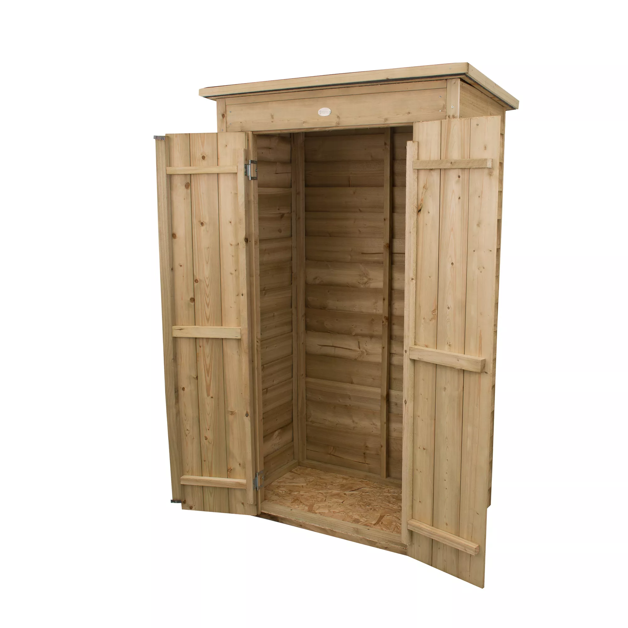 Forest Garden Overlap Wooden 3x2 Pent Garden Storage 2 Forest Garden Overlap Wooden 3x2 Pent Garden Storage - Image 2