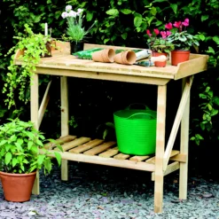 Forest Garden Potting Bench 5 Forest Garden Potting Bench -Garden Tool Store forest garden potting bench5013053133569 03c