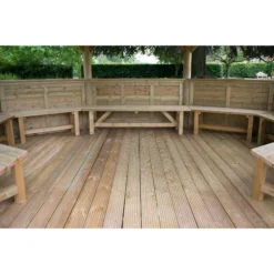 Forest Garden Premium Furnished Octagonal Gazebo, (W)5.27m (D)3.78m 13 Forest Garden Premium Furnished Octagonal Gazebo, (W)5.27m (D)3.78m -Garden Tool Store forest garden premium furnished octagonal gazebo w 5 27m d 3 78m5013053172681 02i
