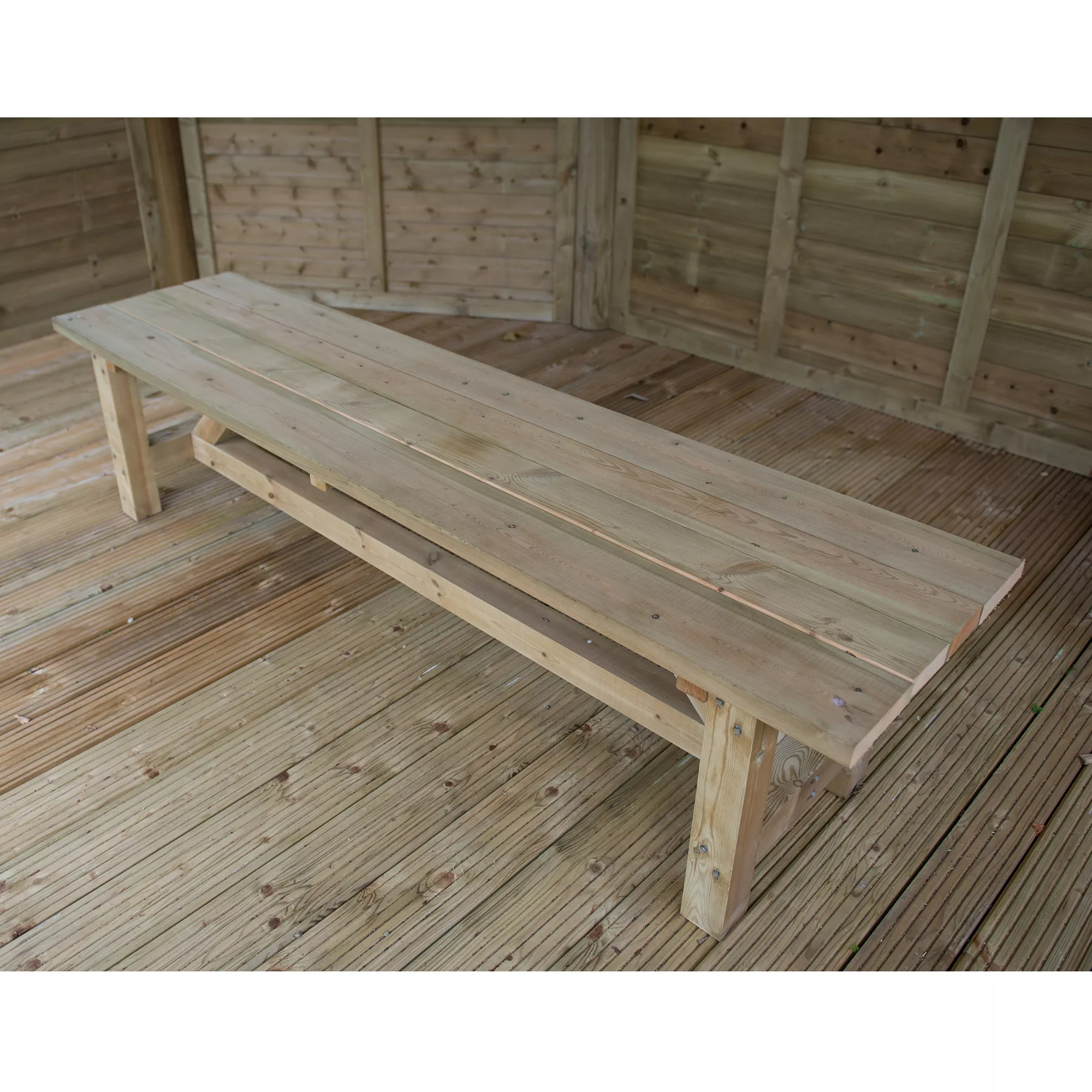 Forest Garden Premium Furnished Octagonal Gazebo, (W)5.27m (D)3.78m 4 Forest Garden Premium Furnished Octagonal Gazebo, (W)5.27m (D)3.78m - Image 4