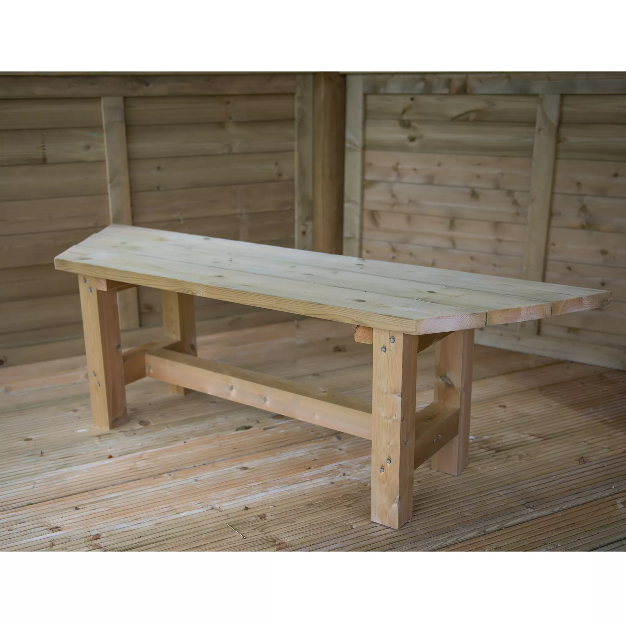 Forest Garden Premium Furnished Octagonal Gazebo, (W)5.27m (D)3.78m 5 Forest Garden Premium Furnished Octagonal Gazebo, (W)5.27m (D)3.78m - Image 5