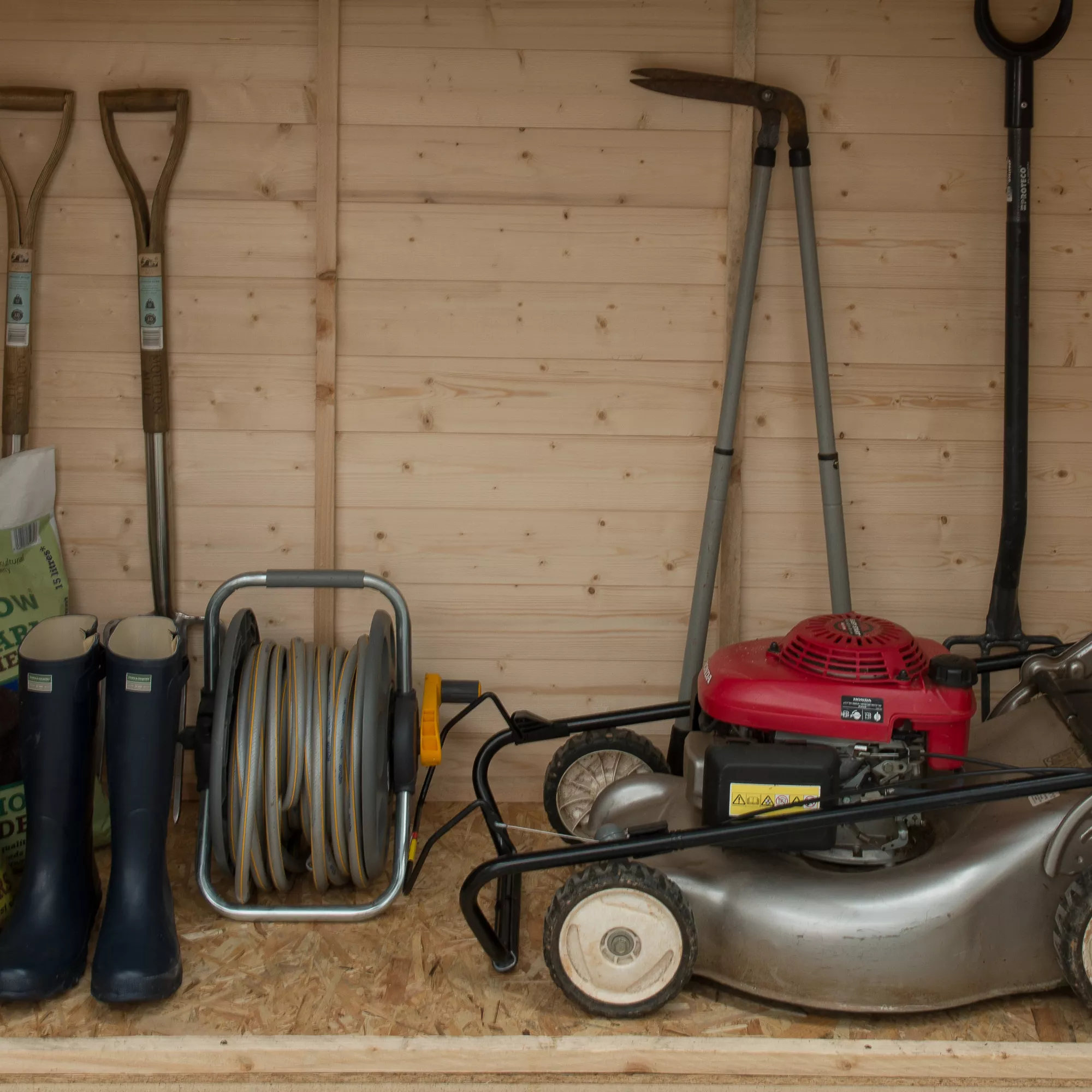 Forest Garden Shiplap Wooden 6x3 Pent Garden Storage 9 Forest Garden Shiplap Wooden 6x3 Pent Garden Storage - Image 9