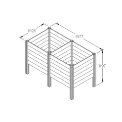 Forest Garden Slot Down Composter Extension Kit 650L 9 Forest Garden Slot Down Composter Extension Kit 650L -Garden Tool Store forest garden slot down composter extension kit 650l5013053133545 01t