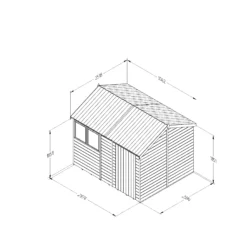 Forest Garden Timberdale 10x8 Ft Reverse Apex Tongue & Groove Wooden Shed With Floor 5 Forest Garden Timberdale 10x8 Ft Reverse Apex Tongue & Groove Wooden Shed With Floor -Garden Tool Store forest garden timberdale 10x8 ft reverse apex tongue groove wooden shed with floor5013053189078 01t bq