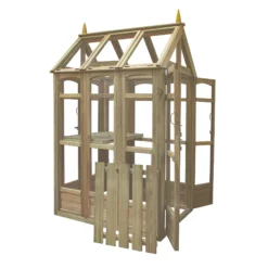 Forest Garden Victorian Walk Around 4x3 Greenhouse With Auto Vent -Garden Tool Store forest garden victorian walk around 4x3 greenhouse with auto vent5013053176368 03c