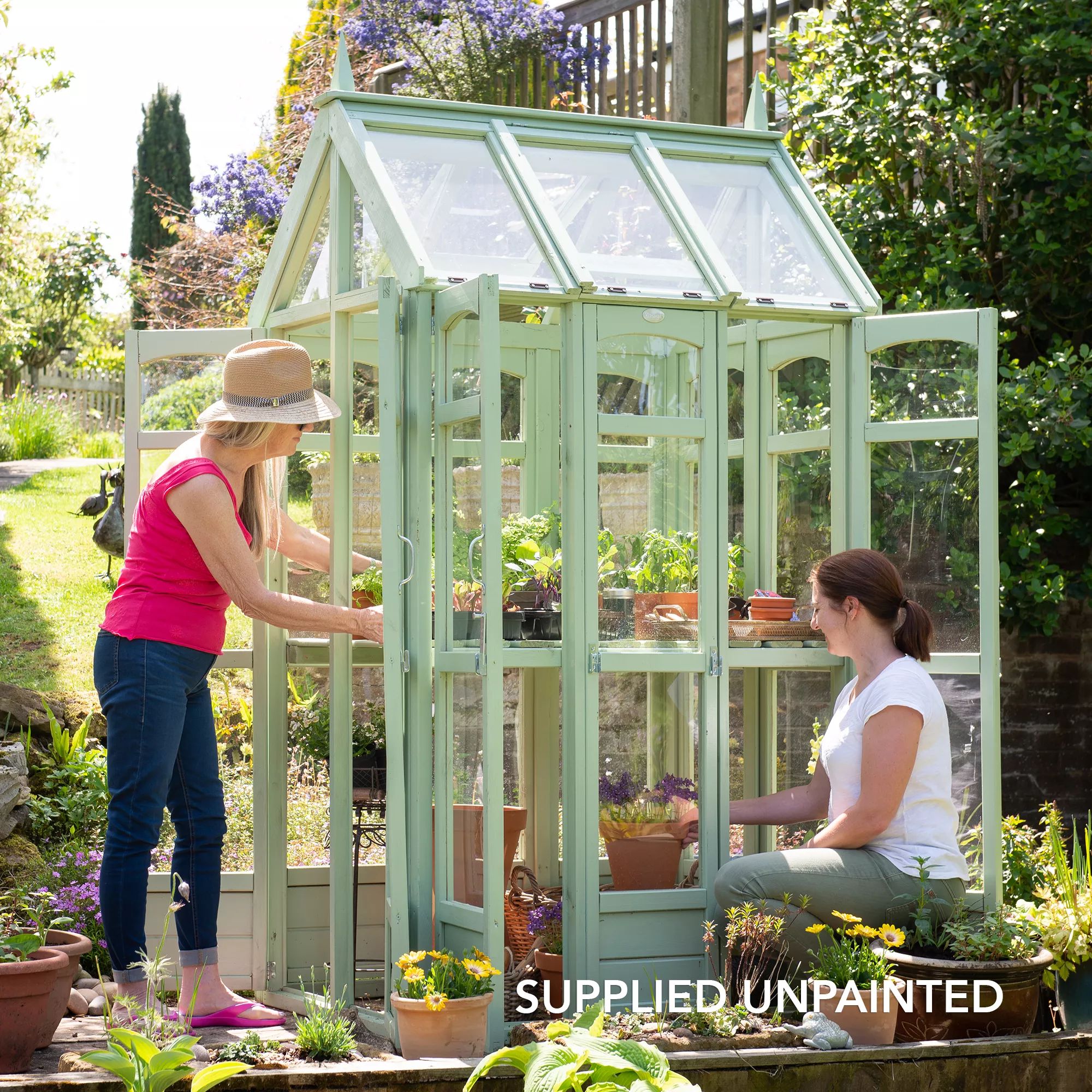Forest Garden Victorian Walk Around 4x3 Greenhouse 7 Forest Garden Victorian Walk Around 4x3 Greenhouse - Image 7