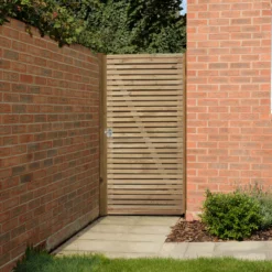 Forest Garden Wood Garden Gate, (H)1.8m (W)0.9m -Garden Tool Store forest garden wood garden gate h 1 8m w 0 9m5013053176429 01i bq