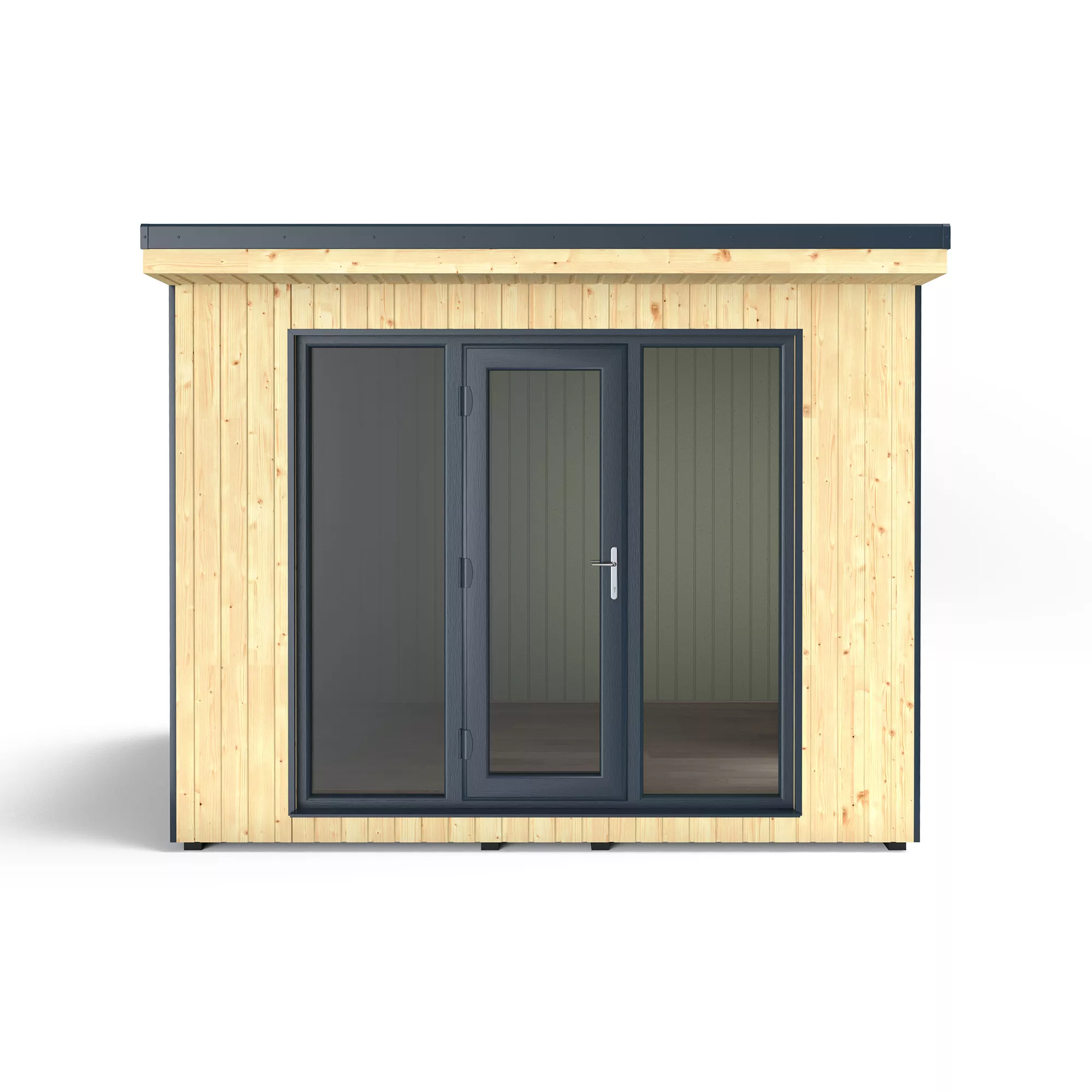 Forest Garden Xtend 10x9 Pent Tongue & Groove Garden Office With Single Door 4 Forest Garden Xtend 10x9 Pent Tongue & Groove Garden Office With Single Door - Image 4
