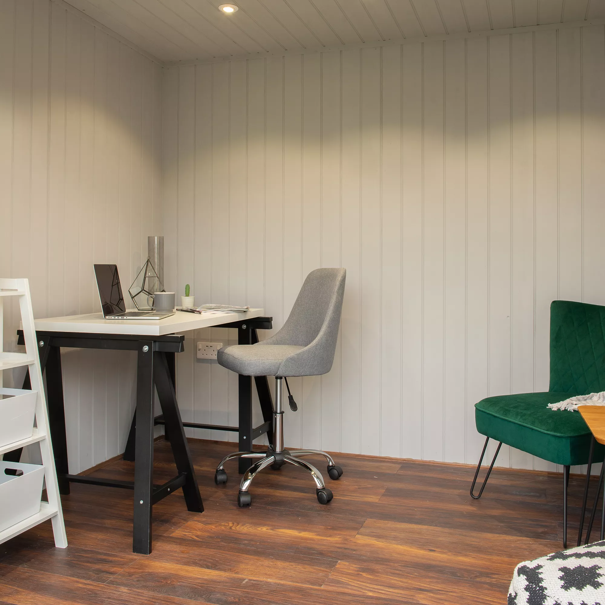 Forest Garden Xtend 10x9 Pent Tongue & Groove Garden Office With Single Door 7 Forest Garden Xtend 10x9 Pent Tongue & Groove Garden Office With Single Door - Image 7