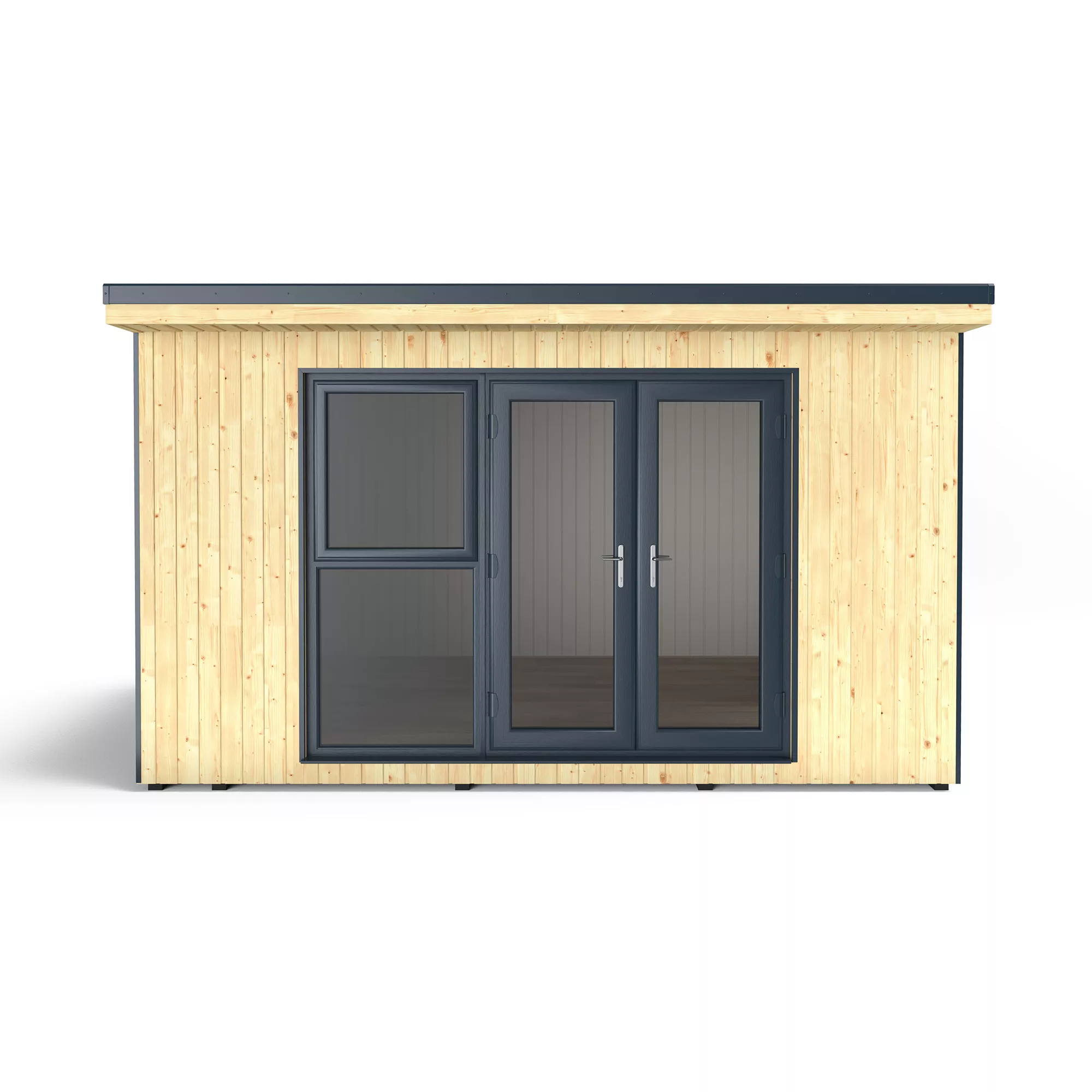 Forest Garden Xtend+ 13x11 Pent Tongue & Groove Garden Office - Assembly Service Included 4 Forest Garden Xtend+ 13x11 Pent Tongue & Groove Garden Office - Assembly Service Included - Image 4