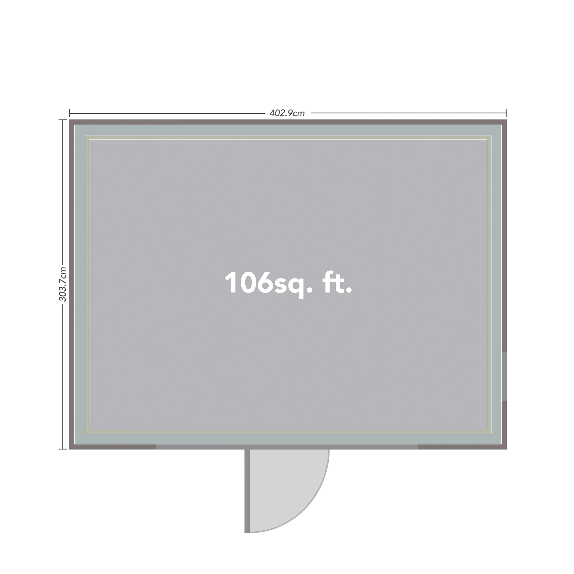 Forest Garden Xtend+ 13x11 Pent Tongue & Groove Garden Office - Assembly Service Included 17 Forest Garden Xtend+ 13x11 Pent Tongue & Groove Garden Office - Assembly Service Included - Image 17
