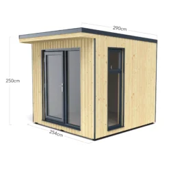 Forest Garden Xtend 8x9 Pent Tongue & Groove Garden Office With Single Door -Garden Tool Store forest garden xtend 8x9 pent tongue groove garden office with single door5013053183540 01t