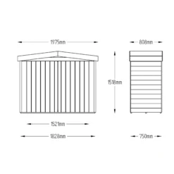 Forest Tongue & Groove 6.5x2.6 Apex Garden Storage 2000L 27 Forest Tongue & Groove 6.5x2.6 Apex Garden Storage 2000L -Garden Tool Store forest tongue groove 6 5x2 6 apex garden storage 2000l5013053163245 01t bq